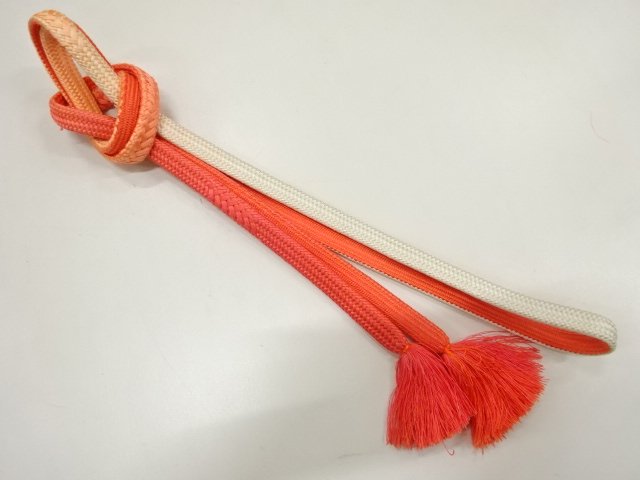 JAPANESE KIMONO / HAND-TIED OBIJIME CORD